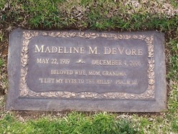 Madeline M. <I>Harris</I> DeVore 