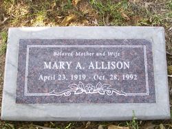Mary A <I>Griffin</I> Allison 