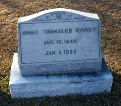 Mary Ann “Annie” <I>Townsend</I> Kinney 