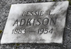 Bessie Lee <I>Brown</I> Adkison 