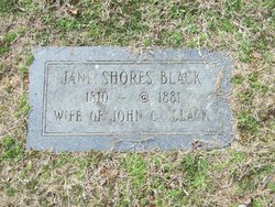 Jane <I>Shores</I> Black 