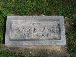 Mary Edna <I>Garrison</I> Haag 