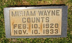 Miriam Wayne Counts 