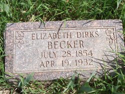 Elizabeth <I>Schmidt</I> Becker 