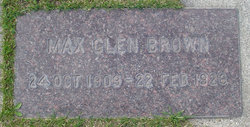 Max Glen Brown 
