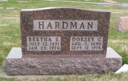 Bertha E. <I>Ralston</I> Hardman 