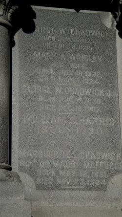 Mary A. <I>Wrigley</I> Chadwick 