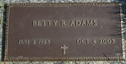 Betty June <I>Robinson</I> Adams 