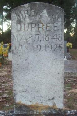Mrs A. J. Dupree 
