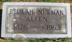 Beulah <I>Newman</I> Allen 