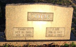 Emma Ida <I>Walker</I> Cook 