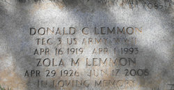 Donald Claude Lemmon 