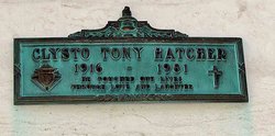 Clysto Anthony “Tony” Hatcher Sr.