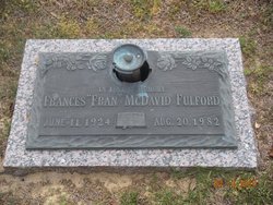 Frances <I>McDavid</I> Fulford 