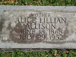 Alice Lillian <I>Hassler</I> Allison 