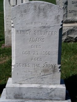 Nancy <I>Stouffer</I> Adams 
