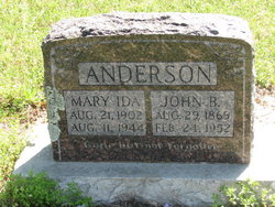 Mary Ida <I>McKinney</I> Anderson 