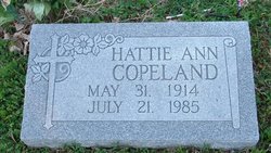 Hattie Ann <I>Cullom</I> Copeland 