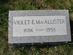 Violet Edna <I>Clough</I> MacAllister 