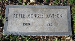 Adele Grant “Dellie” <I>Monges</I> Davison 