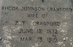 Rhoda <I>Johnson</I> Crawford 