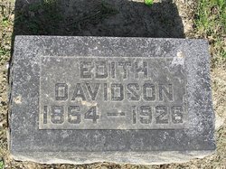 Edith L “Sarah” <I>Keithley</I> Davidson 