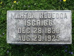 Martha Rebecca <I>Morris</I> Isgrigg 