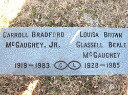 Louise Brown Glassell <I>Beale</I> McGaughey 