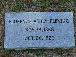 Florence Elizabeth <I>Ashley</I> Fleming 