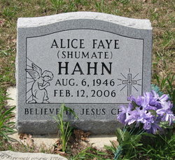 Alice Faye <I>Shumate</I> Hahn 
