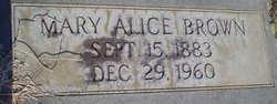 Mary Alice Brown 