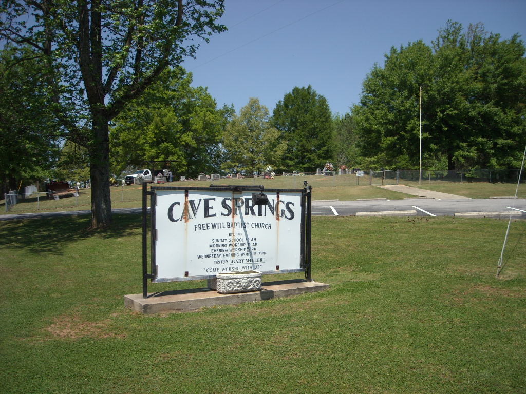 Cave Springs Freewill Baptist Cemetery