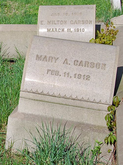 Mary A. <I>Vanderslice</I> Carson 