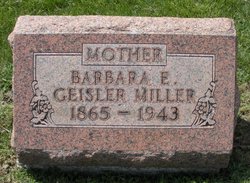 Barbara E <I>Geisler</I> Miller 