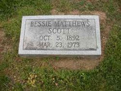 Bessie Matthews Scott 