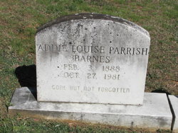 Addie Louise <I>Parrish</I> Barnes 