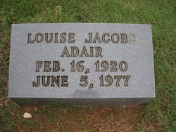 Louise <I>Jacobs</I> Adair 