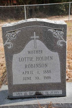 Lottie Lee <I>Holden</I> Robinson 