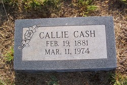 Malisia Caroline “Callie” Cash 