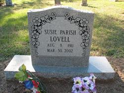 Susie <I>Parish</I> Lovell 