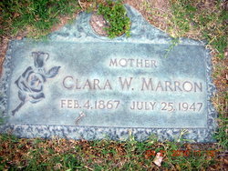 Clara <I>Woolsey</I> Marron 