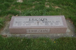 Mary Elizabeth <I>Johnson</I> Ericson 