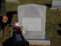 Martha <I>Thomas</I> Roberts 