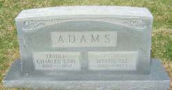 Myrtie Lee <I>McCorkle</I> Adams 