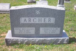 Anne <I>Bellinger</I> Archer 
