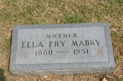 Ella <I>Fry</I> Mabry 