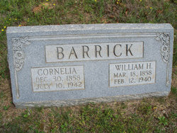 William H Barrick 