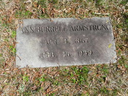 Ann <I>Burrell</I> Armstrong 
