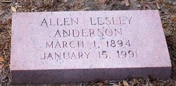 Allen Lesley Anderson 