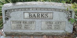 Lydia Alice <I>Watkins</I> Barks 